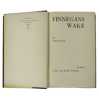[Literature] James Joyce, Finnegan's Wake, 1st Trade Edition