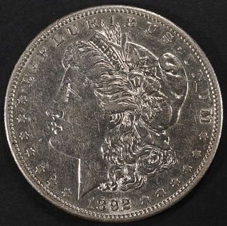 1892-S MORGAN DOLLAR AU