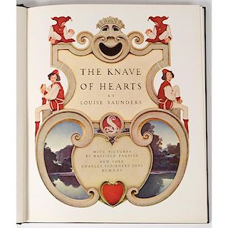 [Illustrated - Maxfield Parrish] Knave of Hearts, Scribner's, First Hardback Edition, 1925 Parrish Illustrations