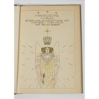 [Children's - Illustrated - Art Nouveau] Rare Color Illustrated Children's Book from Wiener Werkestatte, 1914, by Wenzel Oswa