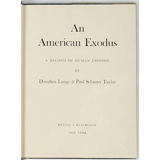 [Photography - Americana] Dorothea Lange, An American Exodus, 1st in DJ - "Dust Bowl Classic"