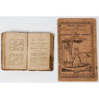 [Children's - Early American Juvenile] Rare Goody Two-Shoes, Wilmington, Delaware 1796, With Woodcut Illustrations - Original