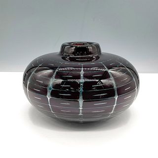 Orrefors Crystal Vase, Ariel Kraka 353F, Signed