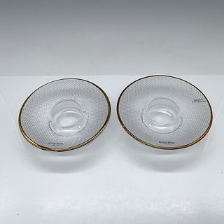 Pair of Kosta Boda Crystal Votive Candle Holders