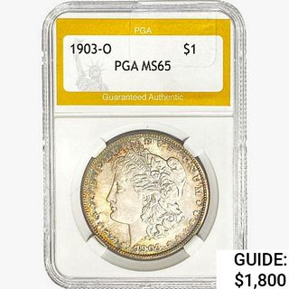 1903-O Morgan Silver Dollar PGA MS65 