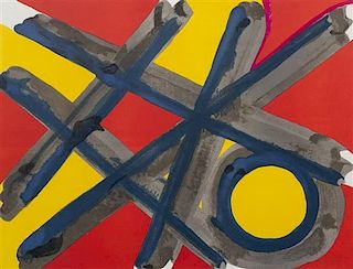 Alexander Calder, (American, 1989-1976), Tic Tac Toe, 1965