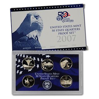 2000 United States Mint Proof Quarter Set 5 pc set   