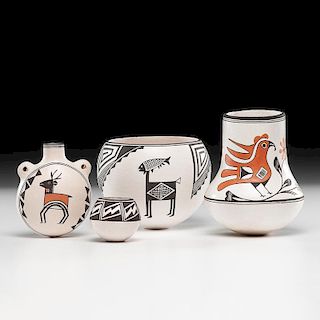 Emma Lewis (Acoma, b. 1931) and Dolores Lewis (Acoma, b. 1938) Pottery