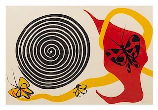 Alexander Calder, (American, 1898-1976), Butterflies
