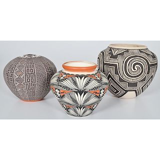 Acoma Pottery Jars