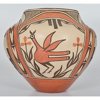 Sophia Medina (Zia, 1932-2010) Four-Color Pottery Jar