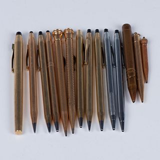 14pc Vintage Pens and Pencils, Most Gold Filled