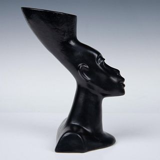 California Modern Brayton Laguna Ceramic African Bust