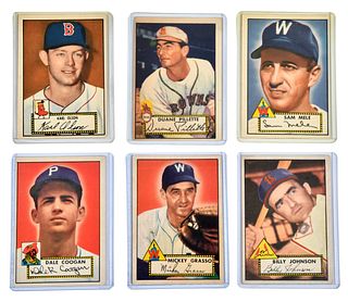 1952 Topps Group, Low Numbers, 81 Cards 