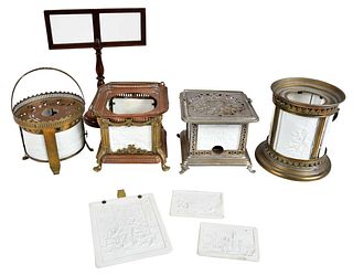 Collection of Lithophanes and Related Accessories