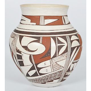 Joy Navasie (Hopi, 1919-2012) Polychrome Pottery Jar