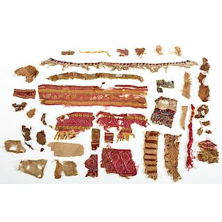 Collection of Precolumbian Textile Fragments, Deaccessioned from a Private New York State Historical Society