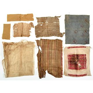 Early Peruvian Textile Fragments, Deaccessioned from a Private New York State Historical Society