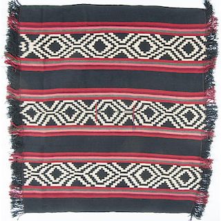 Mapuche Wool Poncho / Weaving