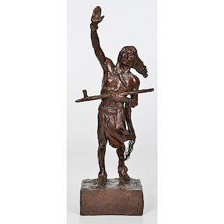 Charles M. Russell (American 1864-1926) Bronze Sculpture