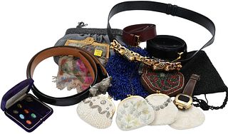 Group of Purses and Belts