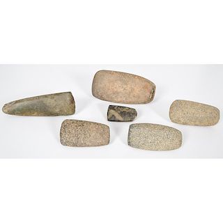 Stone Celts, Deaccessioned from a Private New York State Historical Society
