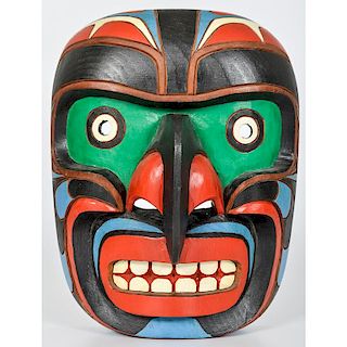 Gary Rice (Kwakiutl, b.1935) Northwest Coast Carved Mask