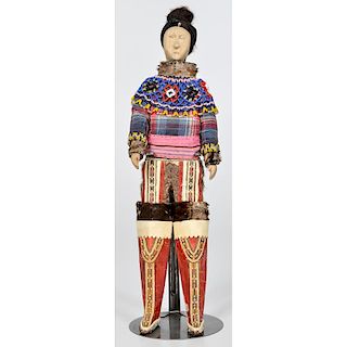 Greenland Inuit Wooden Doll