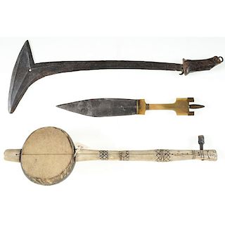African Knifes and Musical Instrument
