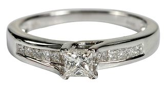 18kt. Princess Cut Diamond Ring 