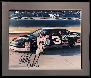 Dale Earnhardt, Sr. at Daytona color photograph