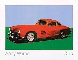 Cars by Andy Warhol (300SL) Original Poster