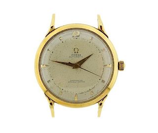 1950s Omega 18k Gold Automatic Bumper Movement Watch cal. 352