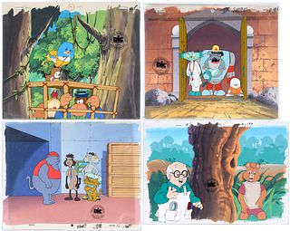 Animated Production Cels, Teddy Ruxpin, Heathcliff & the Catillac Cats, Others 