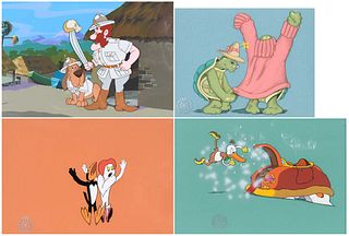Animated Production Cels, Freeway Duck, Heckel & Jeckel, Others 