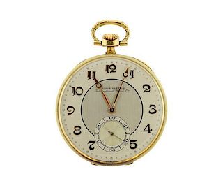 IWC 18k Gold Chronometer Pocket Watch