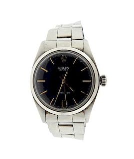 Rolex Oyster Precision Stainless Steel Watch 6426