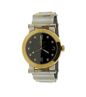 Movado Vizio Gold and Steel Two Tone Watch