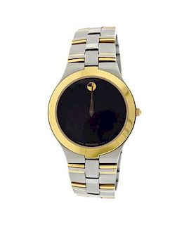 Movado Two Tone Classic Watch 81G21899