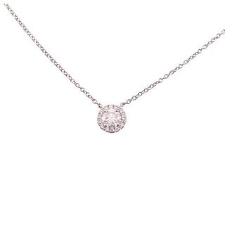 Tiffany &amp; Co Soleste 0.36ct Diamond Platinum Necklace
