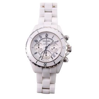 Chanel J12 White Ceramic Automatic Watch H.1007
