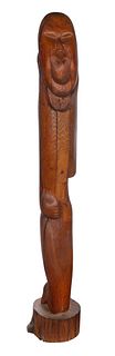 Bunni Sovetski (American, 1910-1986) Carved Wood Sculpture