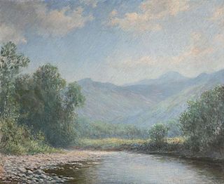 GEORGE PARKER OIL PAINTING - NOTMAN COLLECTION