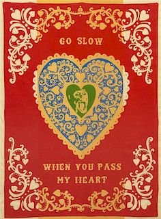 William Kent, (American, 1919-2002), Go Slow When You Pass My Heart, 1968