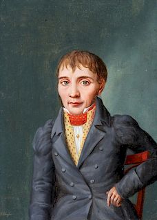 FRENCH SCHOOL 19TH CENTURY PORTRAIT PAINTING