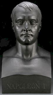 FRENCH BRONZE BUST OF NAPOLEON, BARRE
