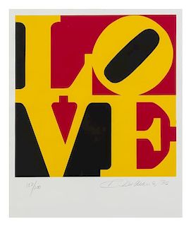 Robert Indiana, (American, b. 1928), Love, 1996