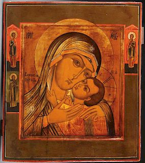 A RUSSIAN ICON OF THE KORSUN MOTHER OF GOD