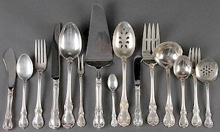 A 78 PIECE SET OF TOWLE "OLD MASTER" FLATWARE