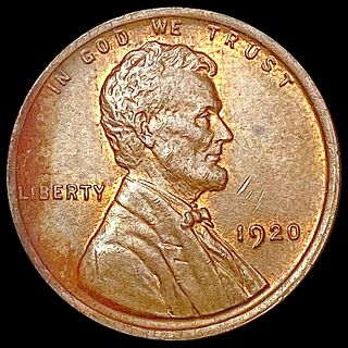 1920 Wheat Cent CLOSELY UNCIRCULATED